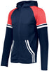 Holloway Youth Retro Grade Jacket (229661), Color 'Navy/Scarlet'
